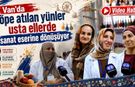 Van’da çöpe atılan yünler usta ellerde sanat eserine dönüşüyor