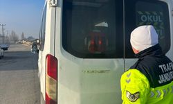 Van Tuşba ve Gürbulak'da trafik eğitimi ve okul servis araçları denetimi