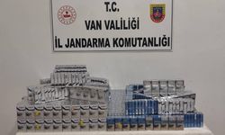 Van’da yol kontrolünde 1240 paket kaçak sigara ele geçirildi