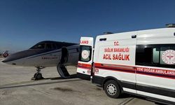 Van'da tedavi altındaki bebek ambulans uçakla İstanbul'a sevk edildi