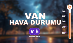 Van’da akşam saatlerinde sıcaklık sıfırın altına düşecek