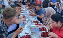 Kiraz Festivali'nde nefes kesen yarışma: En çok yiyen altın kazandı