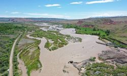 Aras Nehri'nin debisi karların erimesiyle yükseldi