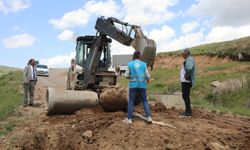 Erciş Belediyesi’nden Düvenci Mahallesi’nde altyapı çalışması