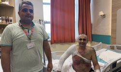 Elektrik akımına kapılarak ağır yaralanan Iğdırlı usta, çocuklarına kavuşmayı bekliyor