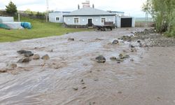 Kars'ta sel felaketi: 5 köyde hasar oluştu