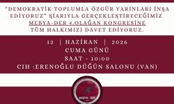 MEBYA-DER 4. Olağan Kongresi yarın Van’da yapılacak