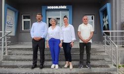 Sanatçı Beser Şahin'den Edremit Belediyesi'ne ziyaret