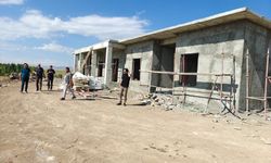 Van İl Sağlık Müdürü Tosun, Kurubaş Aile Sağlığı Merkezi inşaatını inceledi