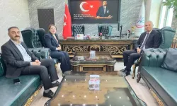 Kaymakam’dan DEM Partili Belediye’ye veda ziyareti