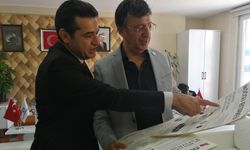 Kayhan Türkmenoğlu'ndan, BİK Van Bölge Müdürlüğü'ne hayırlı olsun ziyareti