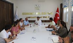 Edremit Belediyesi'nde GABB Heyetiyle teknik değerlendirme toplantısı