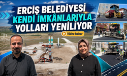Erciş Belediyesi kendi imkânlarıyla yolları yeniliyor