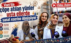 Van’da çöpe atılan yünler usta ellerde sanat eserine dönüşüyor
