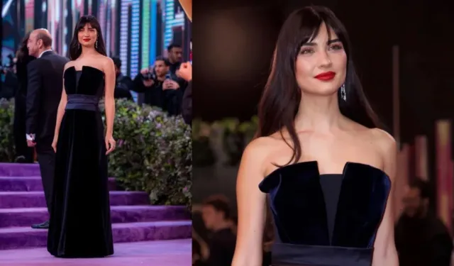 Tuba Büyüküstün Joy Awards’ta sunucuya Türkçe kelime diye Arapça kelime öğretti!