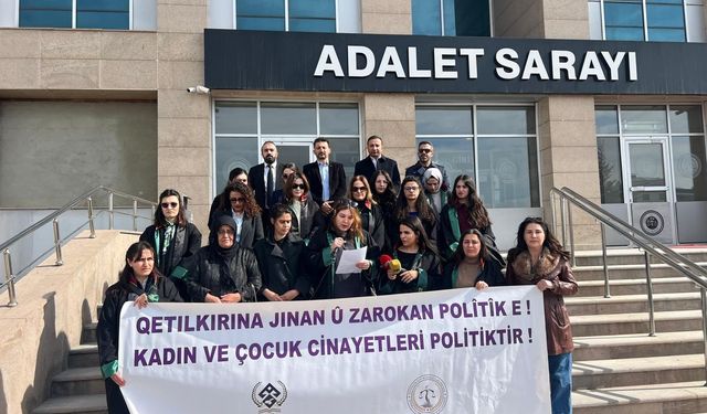 Van’da hukuk örgütlerinden kadın cinayetlerine karşı açıklama