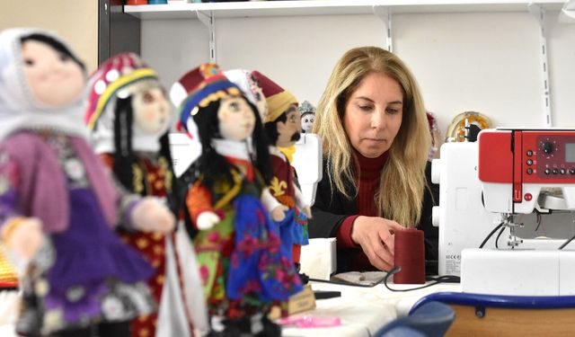 Van’ın kültürel mirası Elvan Şahar’ın minyatür bebeklerinde yaşıyor