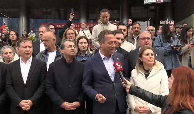 CHP Genel Merkezi önünde tahliye gerginliği