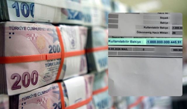 Van'da akılalmaz olay: Banka hesabına 1 trilyon lira geldi