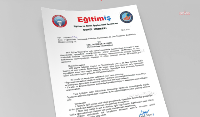 Eğitim-İş'ten ek ders ücreti kesintilerine tepki: MEB'e başvuru yapıldı
