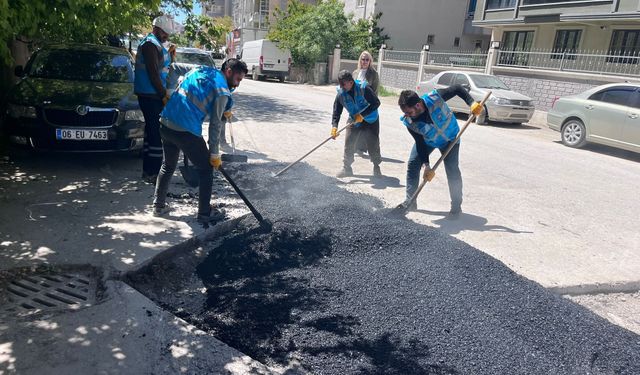 İpekyolu Belediyesi'nden yol ve altyapı mesaisi