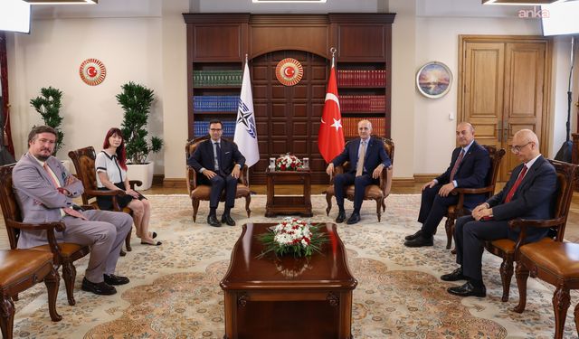 TBMM Başkanı Kurtulmuş, NATO PA Başkanı Perestrello ile görüştü