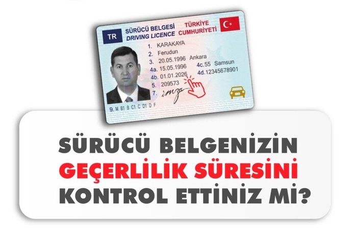 Nüfus Müdürlüğü uyardı: Sürücü belgenizi kontrol ettiniz mi?