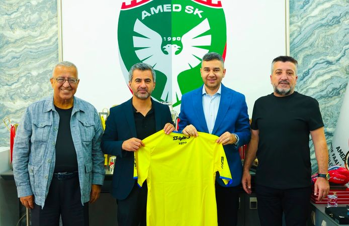 Amedspor ile Duhok SC arasında dostluk mesajı