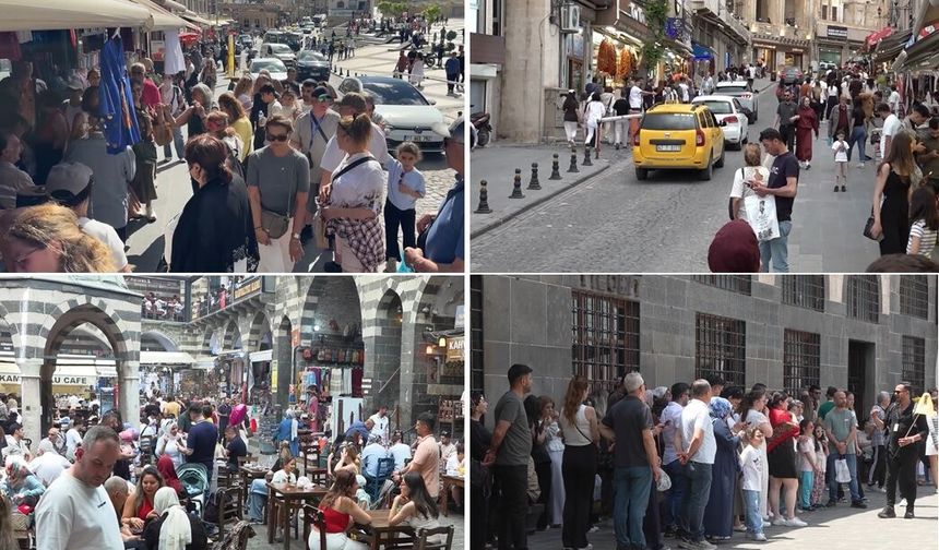 Diyarbakır ve Mardin bayramda turist akınına uğradı