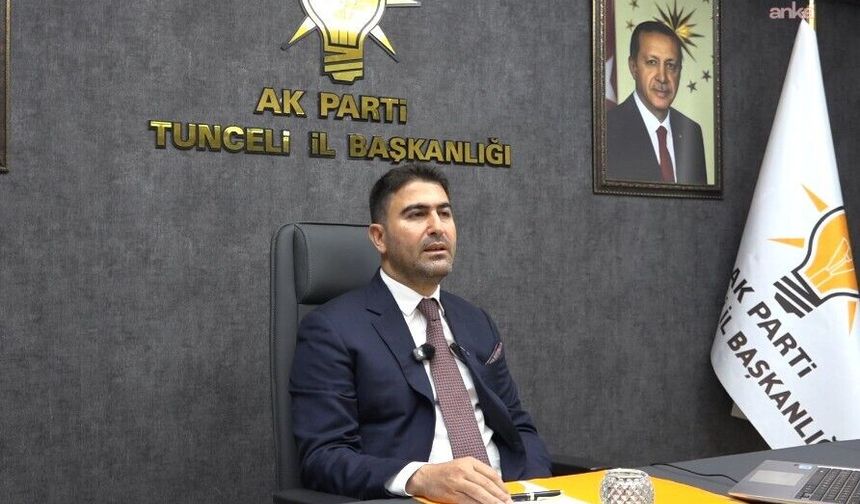 AK Parti Tunceli İl Başkanı Hakan Özer görevinden istifa etti