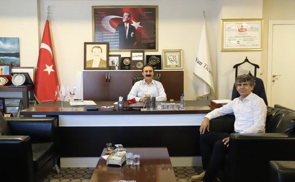 Van Ticaret Borsası'nda sektörel istişare: Ramazan Bahadır'dan Nayif Süer'e ziyaret