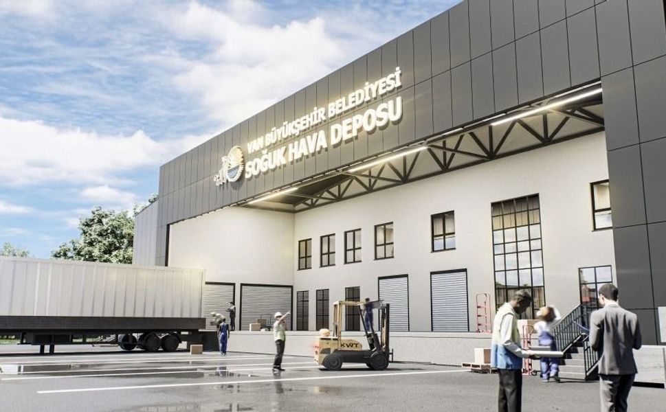 Van'da üreticiye nefes aldıracak yatırım: Soğuk Hava Deposu hızla yükseliyor
