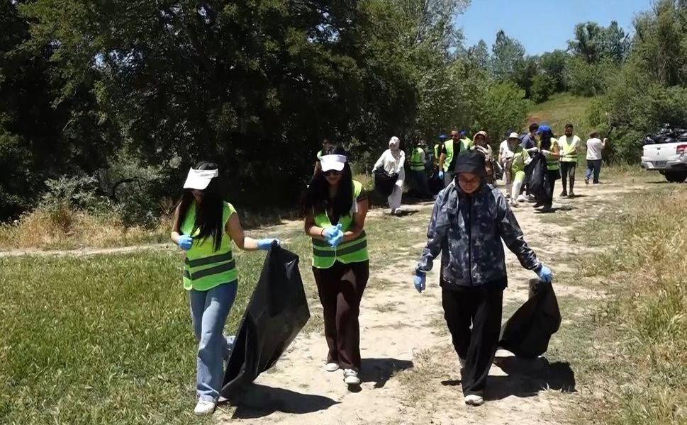 Van’daki Dönemeç Şelalesi’nde temizlik seferberliği