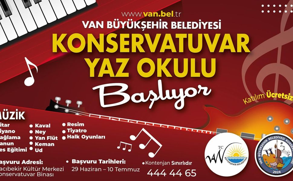 Van’da ücretsiz sanat kursları başlıyor