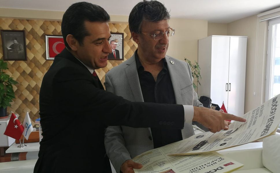Kayhan Türkmenoğlu'ndan, BİK Van Bölge Müdürlüğü'ne hayırlı olsun ziyareti
