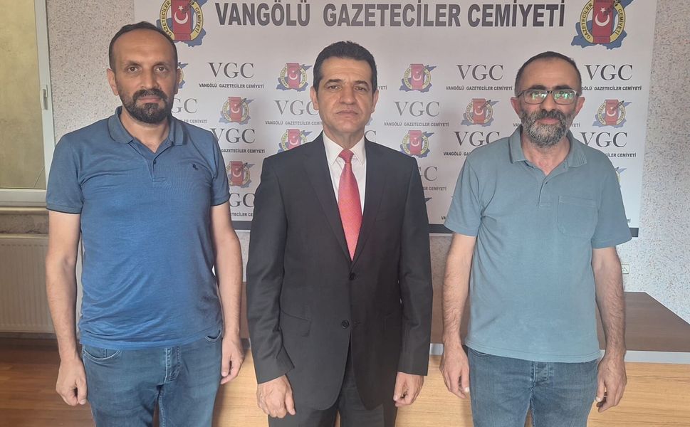 BİK Van Bölge Müdürü Kenan Tokgöz'den Vangölü Gazeteciler Cemiyeti'ne iade-i ziyaret