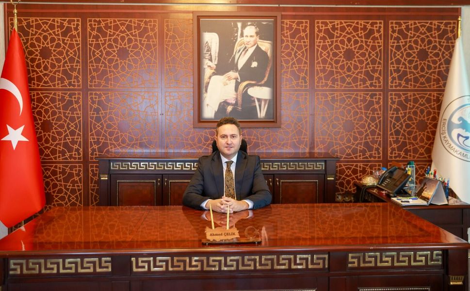 Erciş Kaymakamı Ahmed Çelik görevine başladı
