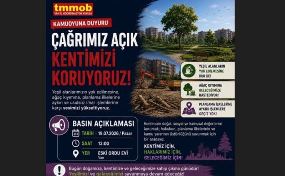 Eski Ordu Evi alanı yeniden gündemde: Van'da basın açıklaması yapılacak