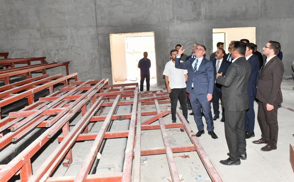 Van Kültür Adası'nda yapımı süren merkezde inceleme