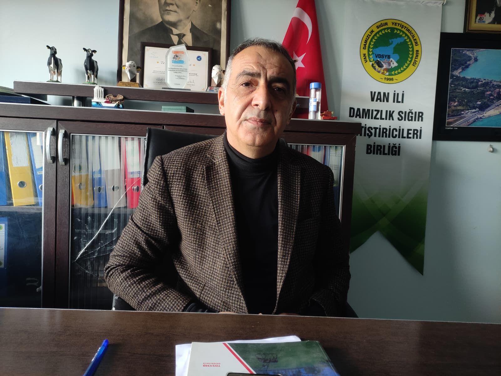 Van Damızlık Sığır Yetiştiricileri Birliği Başkanı Atakan Dayan