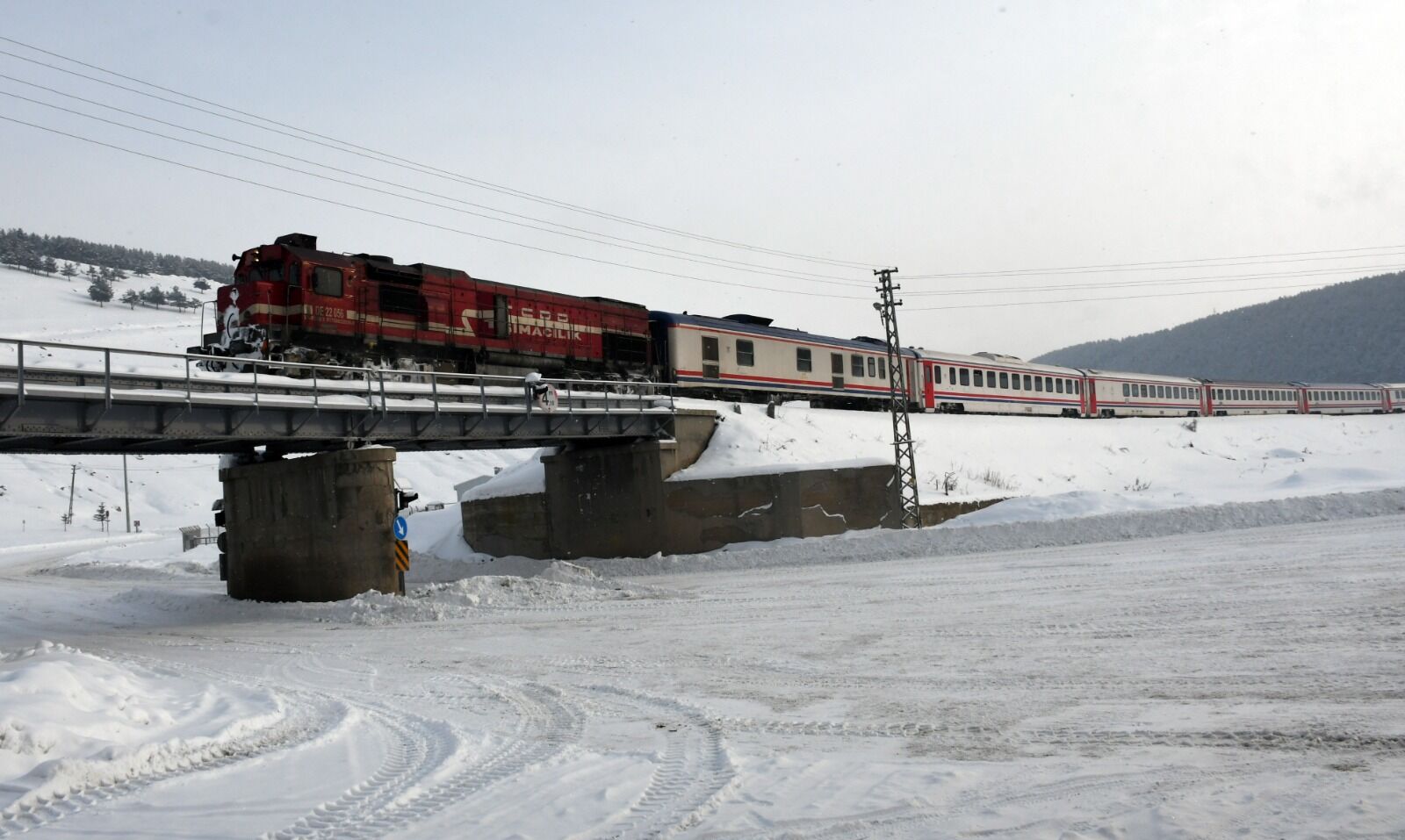 18 Ocak Bölgede Kar Yağişi (2)