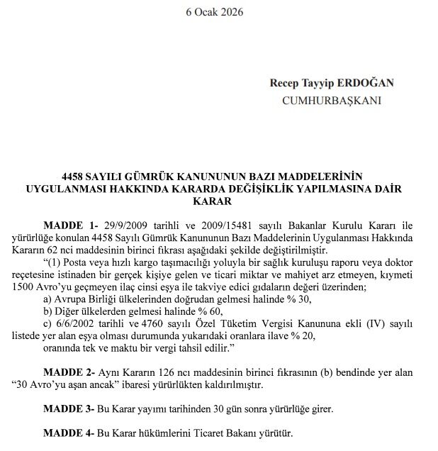 Gümrük Karar