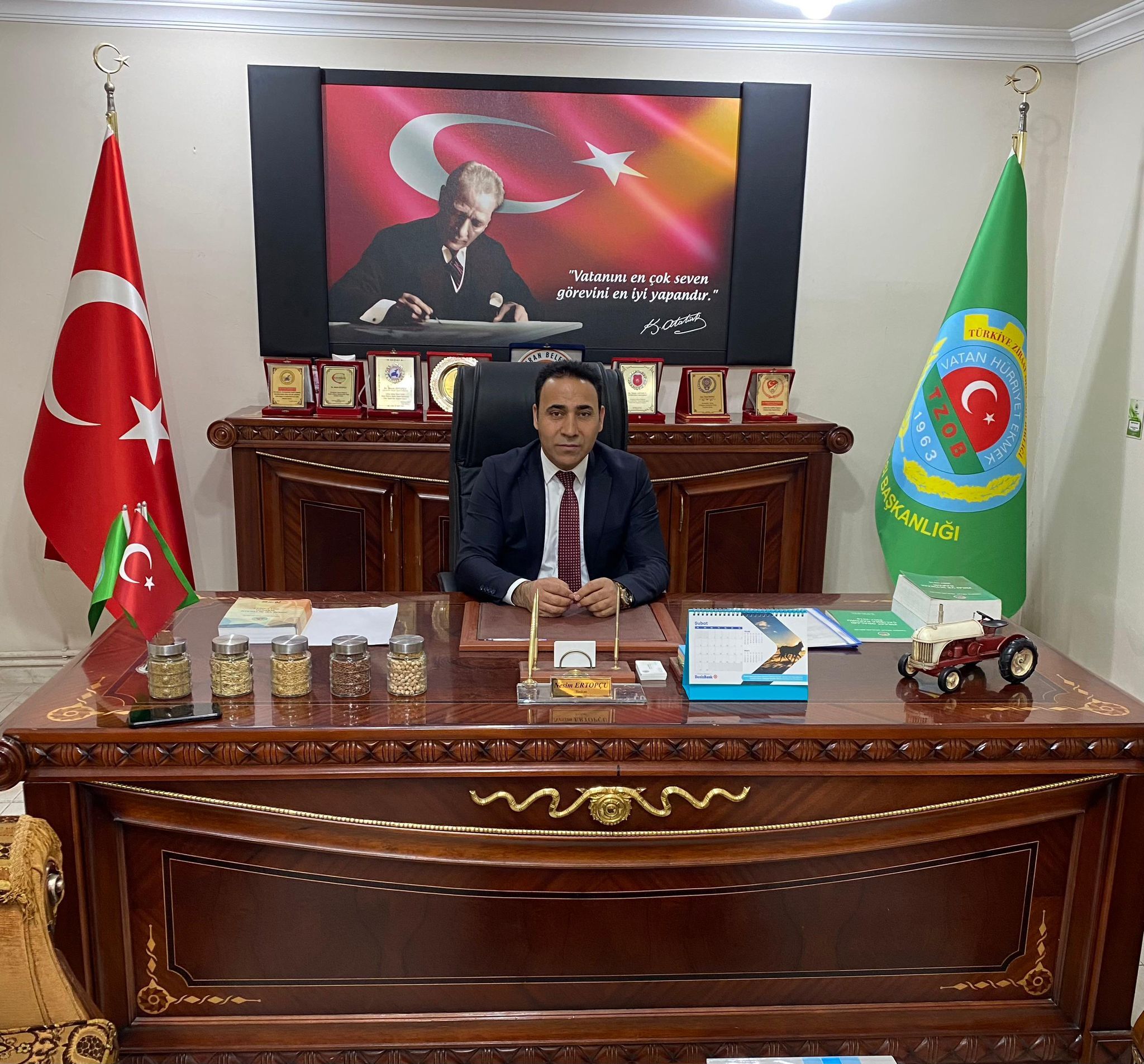 Çaldıran Ziraat Odası Başkanı Nesim Ertopçu