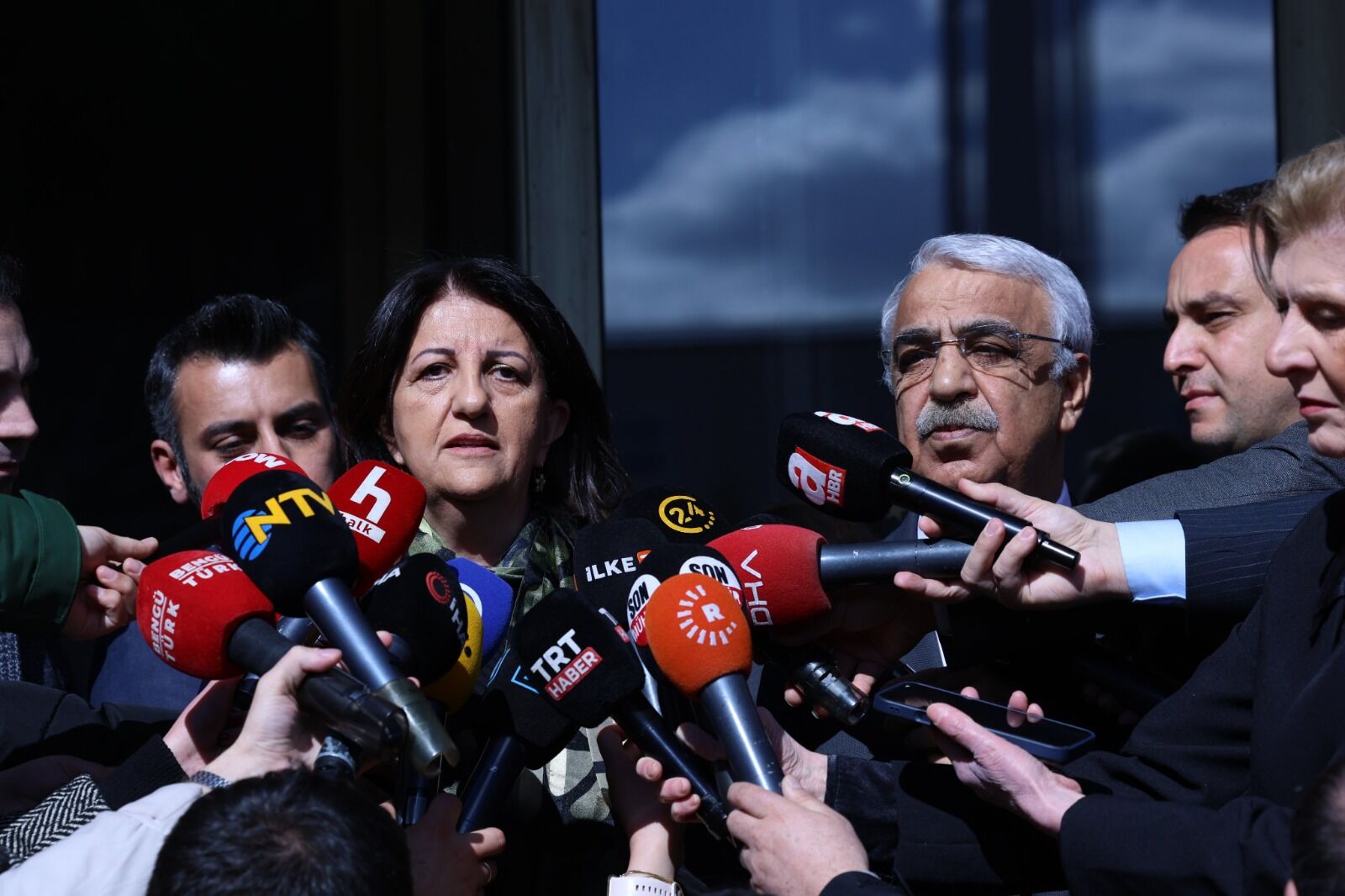 Dem Parti Imralı Heyeti Pervin Buldan Mithat Sancar
