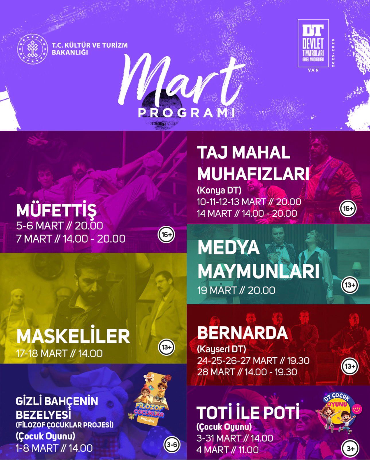 Van Dt Mart Ayı Programı