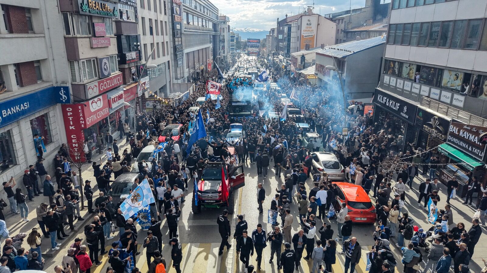 Erzurumspor Kutlama