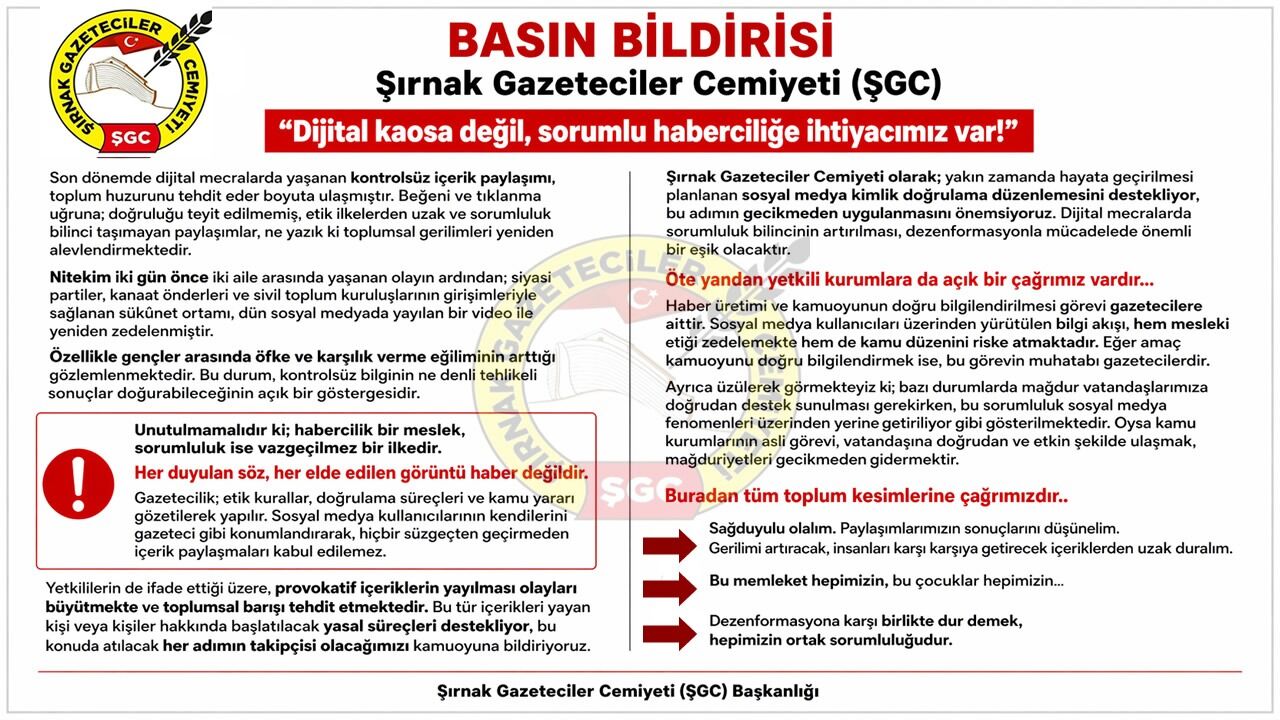 Şırnak Gazeteciler
