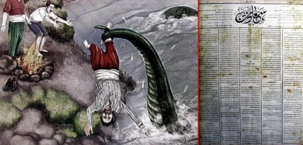 Tarihte Van Golu Canavari Saadet Gazetesi
