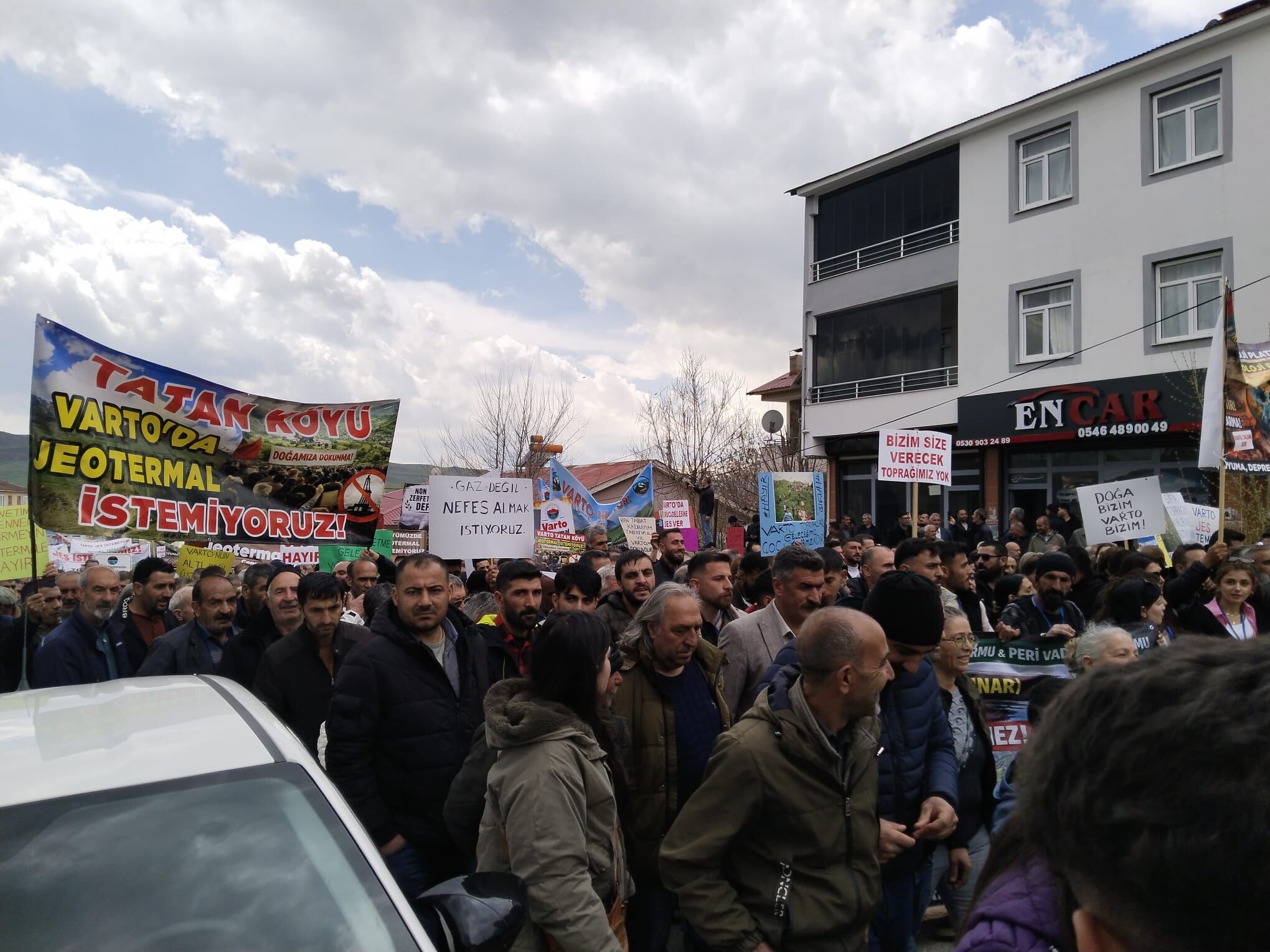 Varto Jeotermale Karşı Miting