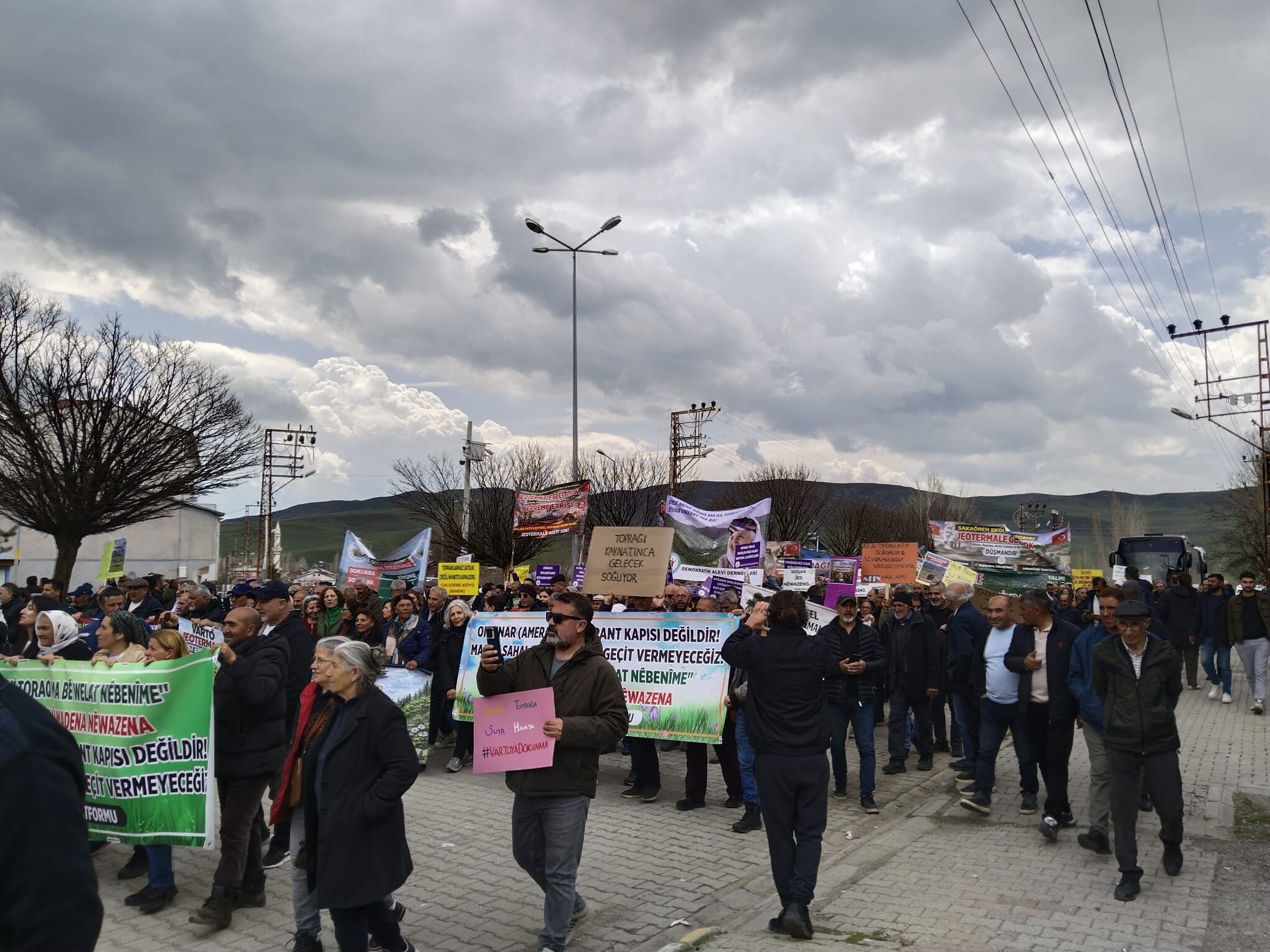 Varto Jeotermale Karşı Miting1